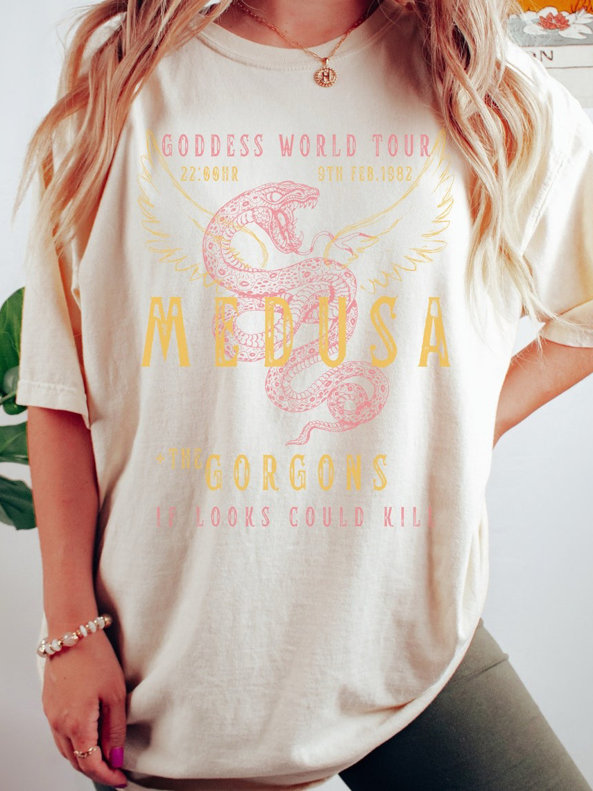 Vintage Medusa Distressed Snake Band T-shirt / TECHWEAR CLUB / Techwear