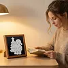 12Pcs DIY Pearl Painting Santa Claus for Home Wall Decor(15x15cm)