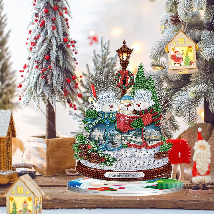 Diamond Painting Christmas Tree Desktop Ornaments Kits For Adults, Special  Shaped Diamond Art Tabletop Ornaments Crystal Rhinestone Pasted Mosaic Arts