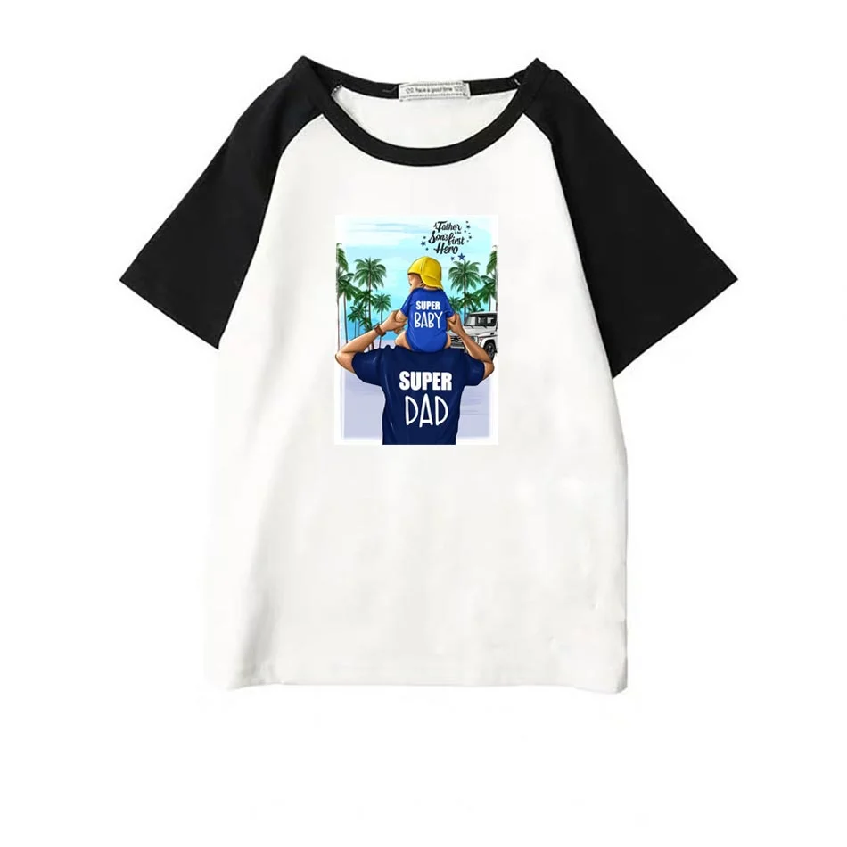 Mom&Baby Iron On Transfer For Woman Clothing DIY Washable Thermal Stickers On T-shirt Lovely Design Appliqued Patches On Clothes