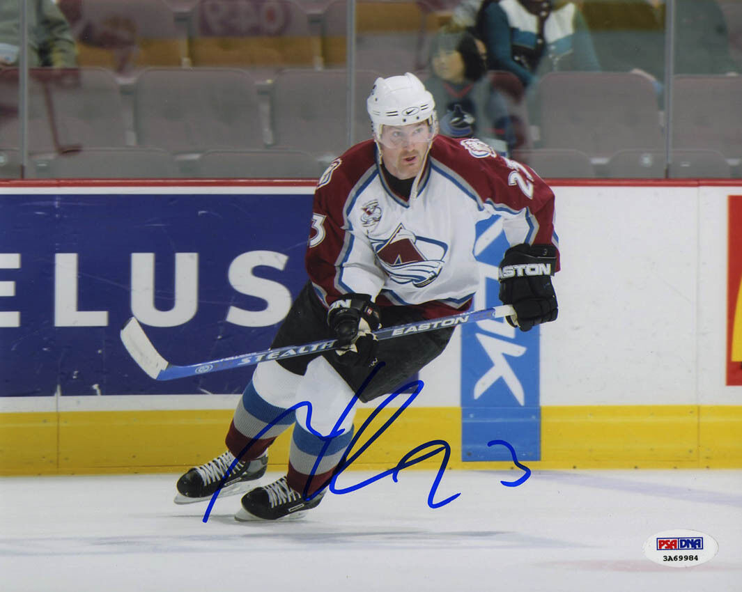 Milan Hejduk SIGNED 8x10 Photo Poster painting Colorado Avalanche ITP PSA/DNA AUTOGRAPHED