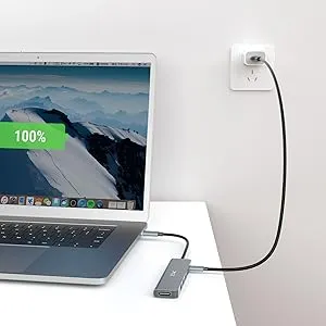 Docking Station USB C 14-in-1 JESWO Con Doppia HDMI 4K, VGA, Ethernet, 100W PD - Hub Universale Per Windows, Mac, IPad