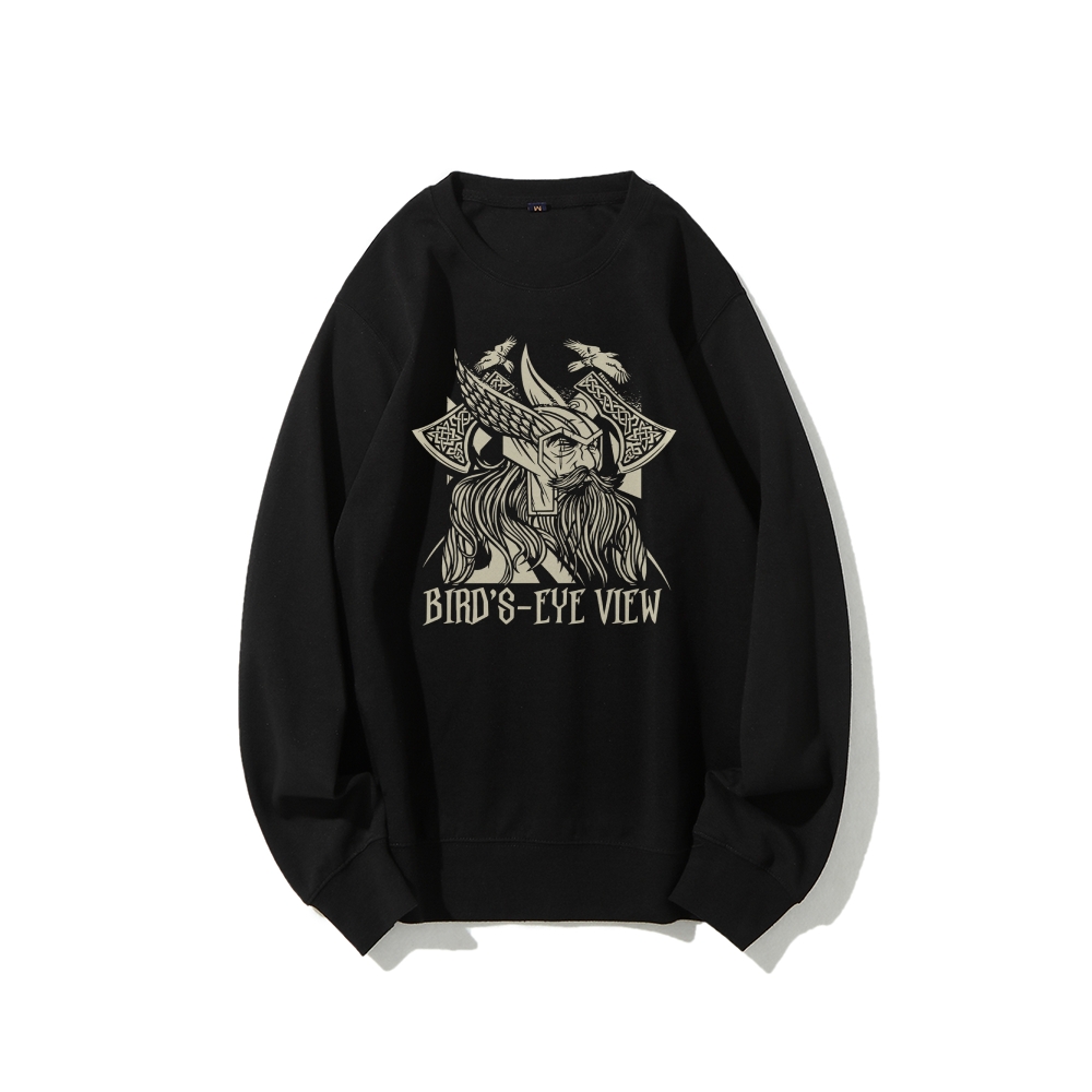 Norse Perspective: The Bird's-Eye View Crew Neck Sweatshirt