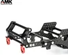 AMK Axial SCX10 313mm Wheelbase DIY Upgrades Metal Frame with Carbon Fiber Chassis Rail Builders Kit Adapt to 1/10 RC Crawler Body for Expert Players