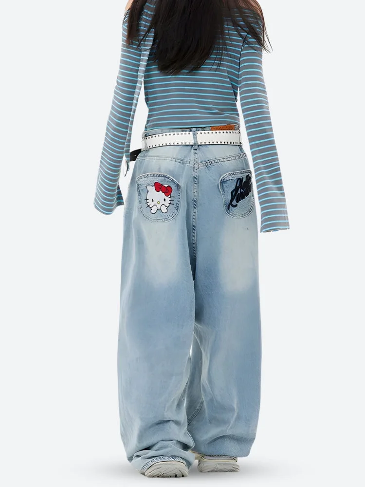 Brownm Kitty Jeans