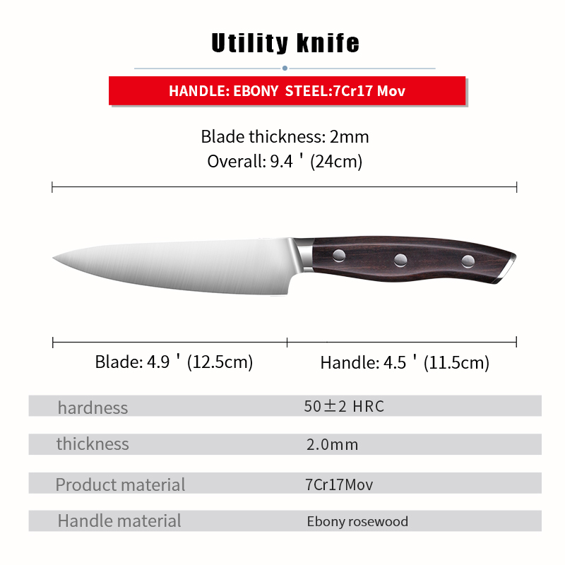 Chef knife  7Cr17mov  Stainless Steel Kitchen GoodsProfessional Cooking Tool eprolo James Yang