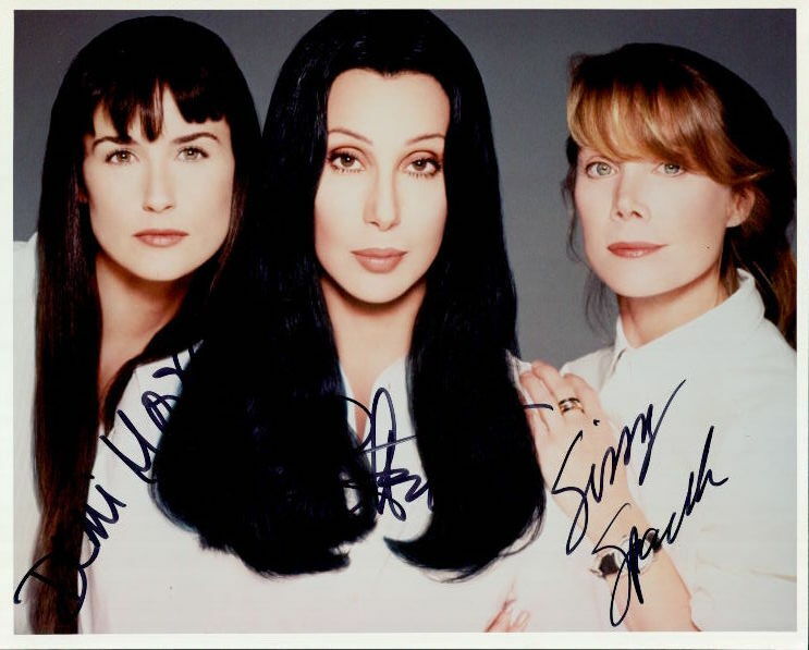 Cher, Demi Moore, & Sissy Spacek If These Walls Could Talk signed 8x10 in-person