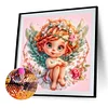 Diamond Painting -DIY Round Drill Girl(40x40cm)