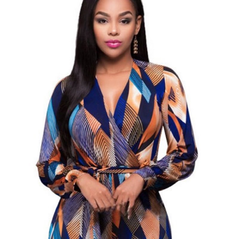 Size Sexy Fashion Digital Women's Printed Wear Jumpsuit