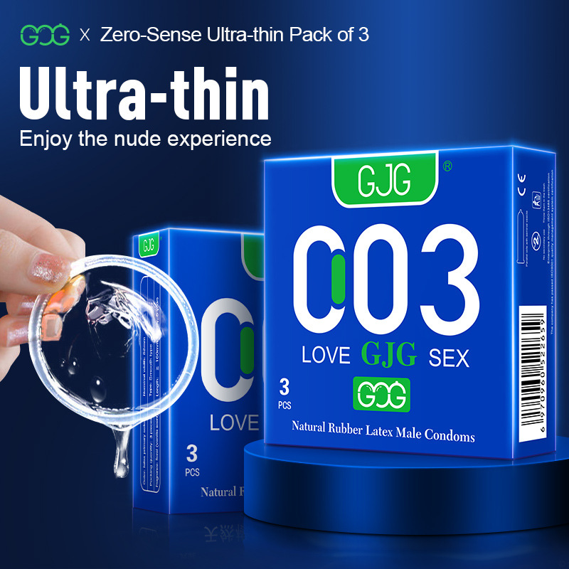 003 52mm 3pcs Condom