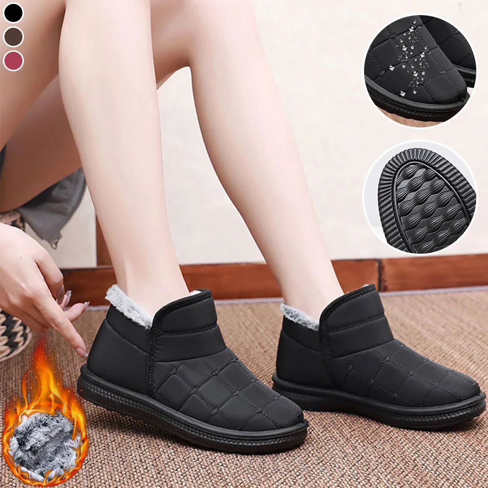 Smiledeer New winter anti-slip lightweight warm cotton shoes