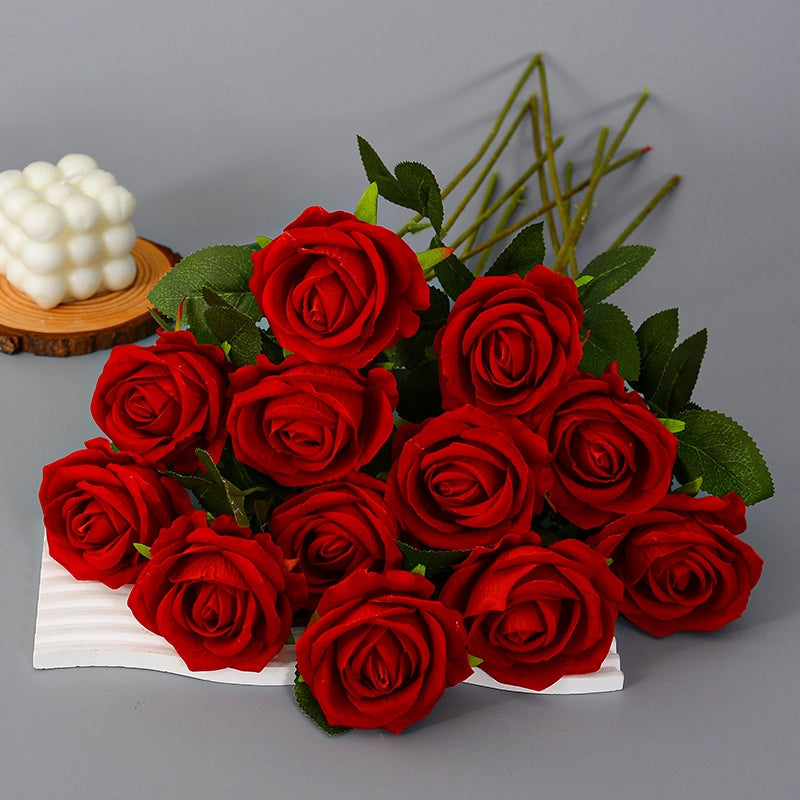 Lifelike Artificial Flowers Suitable For Office Cultural Environment High Quality Silk Flowers