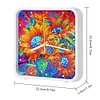 Sunflower Special Shape 5D Diamond Painting Clock Art Craft With Frame Kit