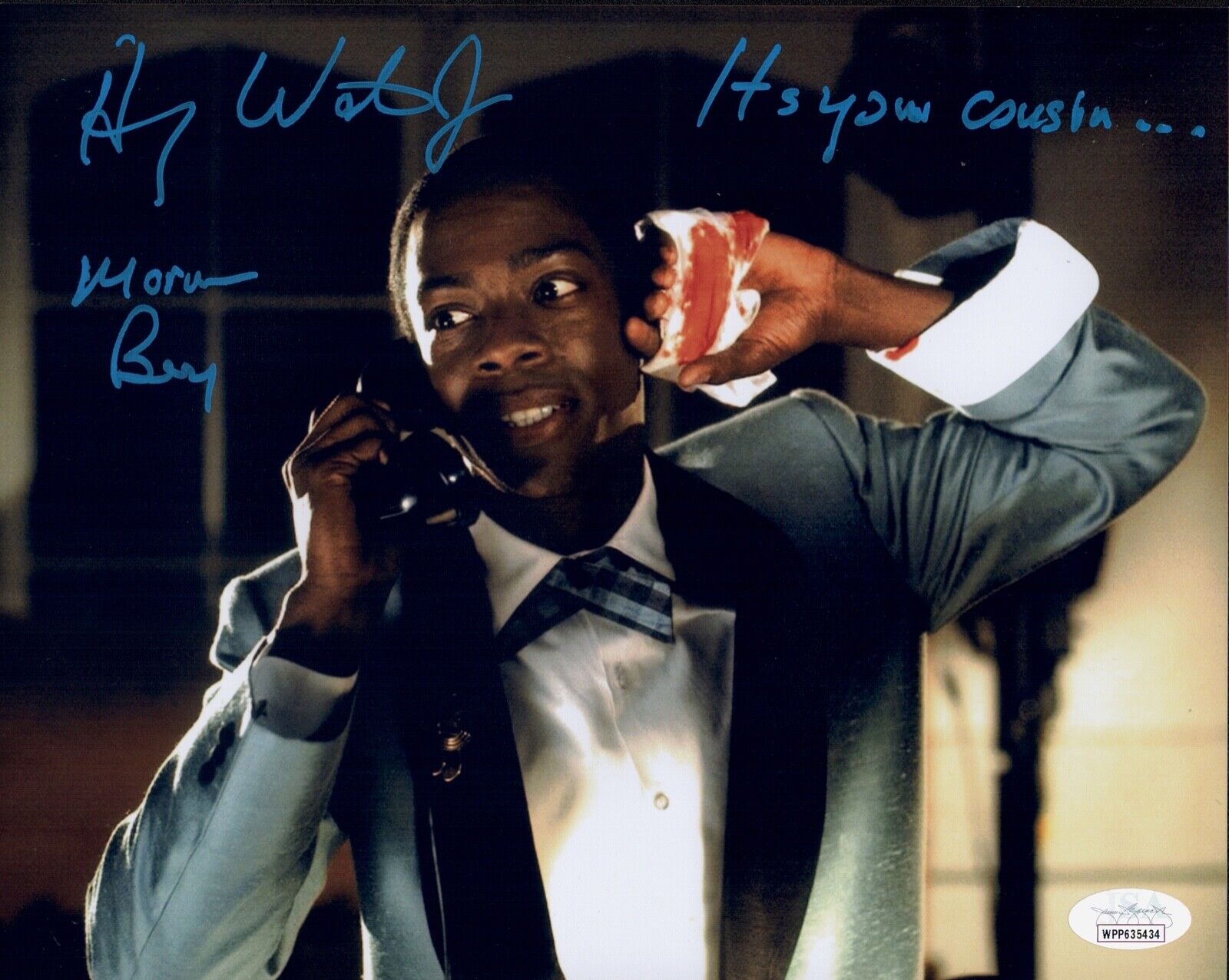 HARRY WATERS JR.Signed 8x10 Photo Poster painting BACK TO THE FUTURE Berry Autograph JSA COA WPP