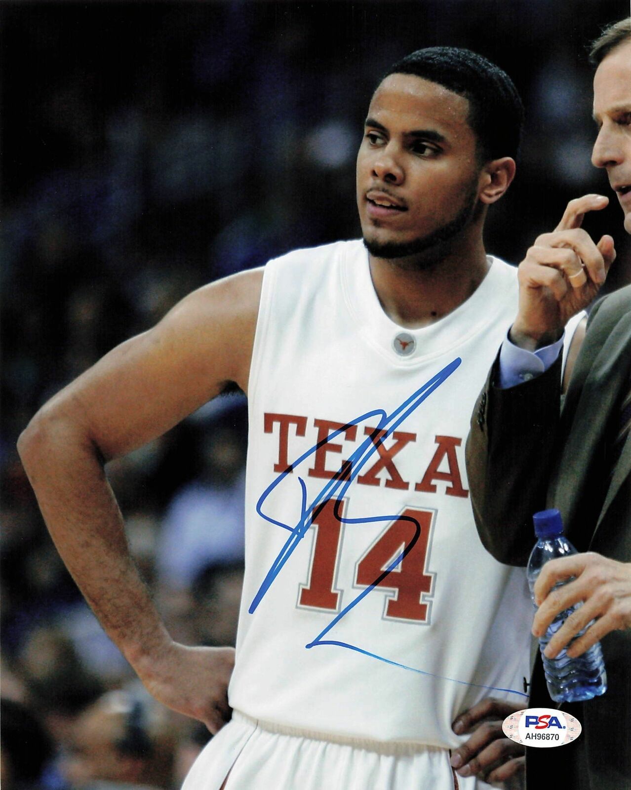 DJ Augustin Signed 8x10 Photo Poster painting PSA/DNA Texas Longhorns Autographed