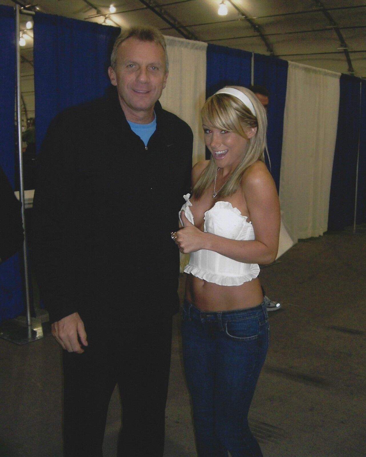 Sara Jean Underwood & Joe Montana 8x10 Photo Poster painting Playboy Playmate 49ers Notre Dame