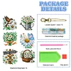 6 PCS Garden Daisy Double Sided - 5D DIY Keychain