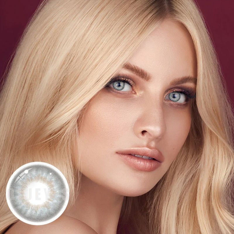 Rare Iris Grey Colored Contact Lenses Yearly