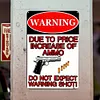 Warning - Vintage Metal Signs - 30*40cm - Warning