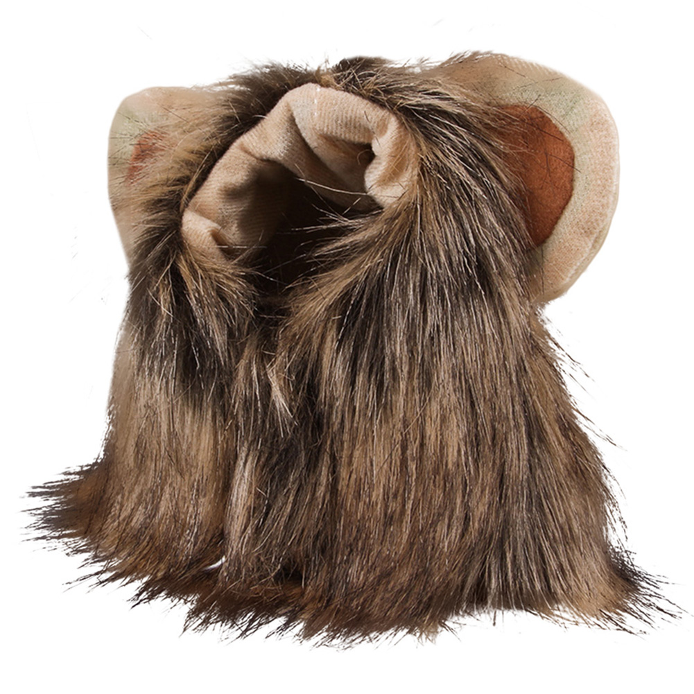 

Pet Lion Head Cover Cosplay Clothes Cap Funny Hat for Cat Dogs Head Wear, 501 Original