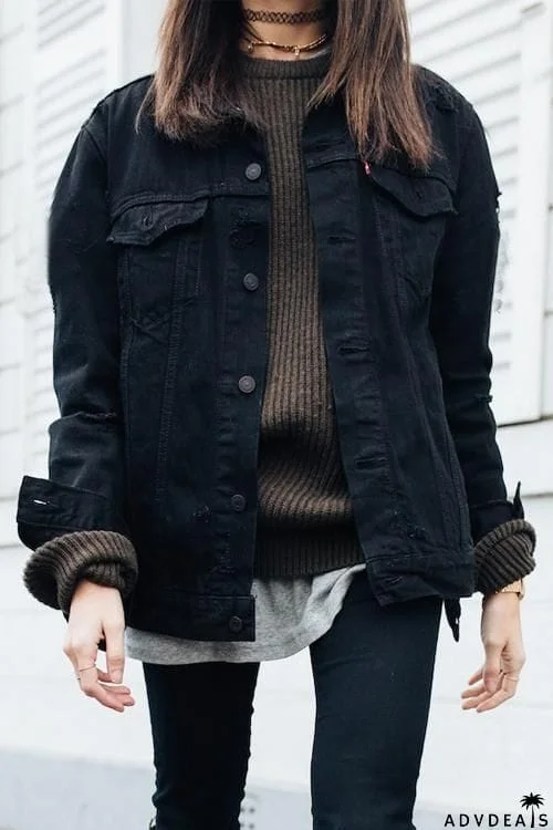 Black Denim Jacket