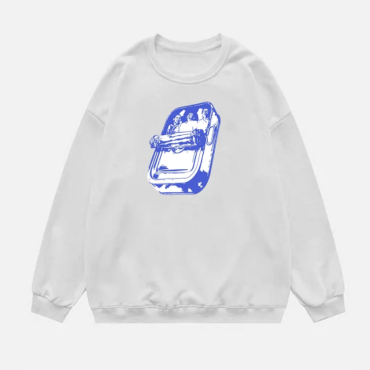 Casual Crew Neck Beastie Boys Graphics Sweatshirt