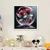 Crystal Ball Rose-11CT Stamped Cross Stitch 40*40cm/15.75*15.75in