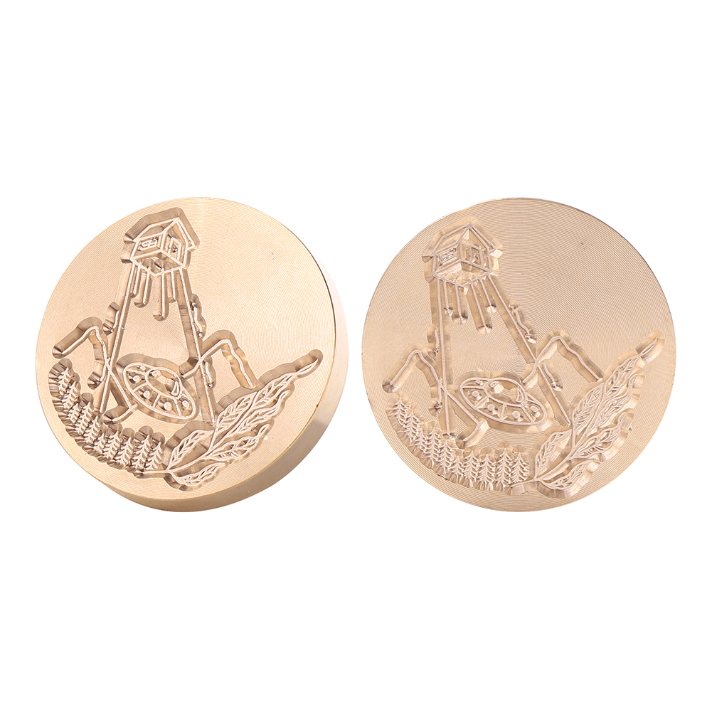 

30mm UFO Retro Wax Seal Stamp Replace Copper Head - Wax Seal Stamp, 501 Original