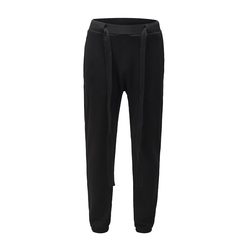 High Street Gray Black Joggers Sweatpants Mens Solid Straight Loose Casual Harem Pants Harajuku Oversize Baggy Trousers