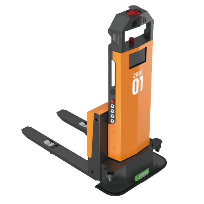 1500KG Heavy Load Capacity SLAM RFID Forklift Max 1.3/s Long Battery Life Laser Forklift AGV