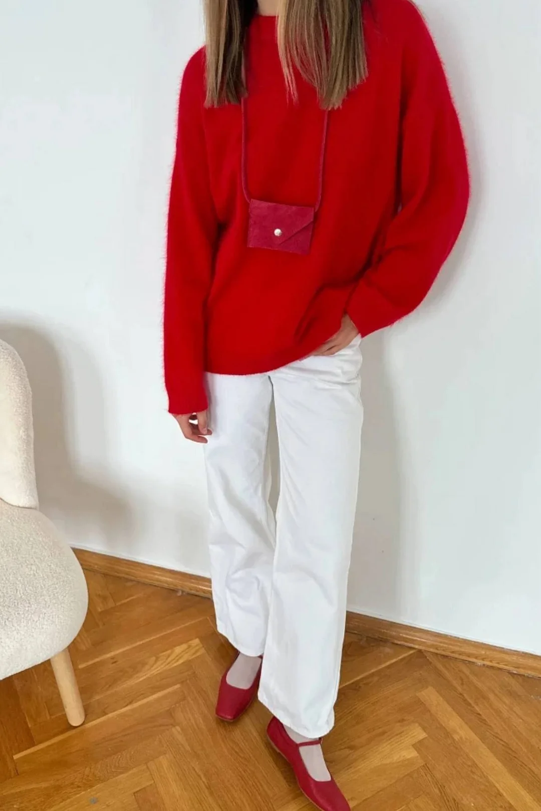 Athvotar Athvotar Short Gray Jacket Sweater For The Autumn And Winter 2025 Loose Long-Haired Alpaca Collar Knitted Shirt