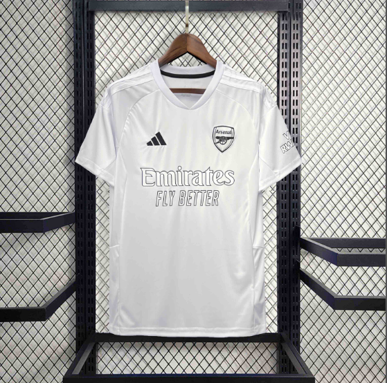 24/25 Arsenal Special Edition White Black Football Shirt Thai quality
