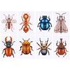 8pcs Insect DIY Mini Round Diamond Painting Set 12x17cm