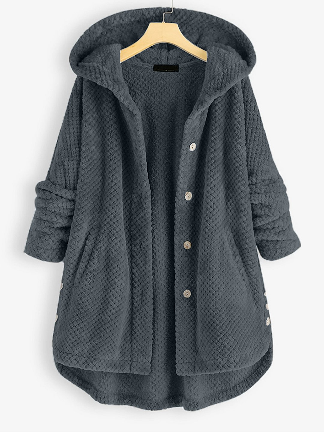 Large Size Women's Hooded Double-sided Veet Sweatshirt Hoodie