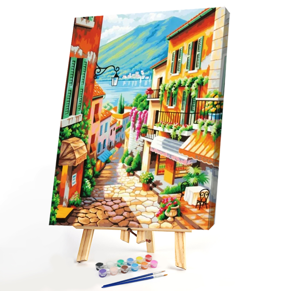 

40*50CM Paint By Numbers-Sunny Street, 501 Original