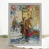 【Limited Stock Sale】Family Before Christmas-14CT Stamped Cross Stitch 38*50cm/14.96*19.69in tapestrymarket