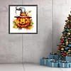 Halloween Pumpkin-Paint by Numbers Acrylic Paintingg 40*40CM(Watercolor)