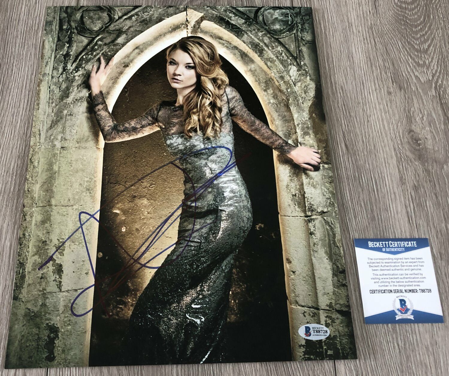 NATALIE DORMER SIGNED GAME OF THRONES 11x14 Photo Poster painting w/EXACT PROOF BECKETT BAS COA