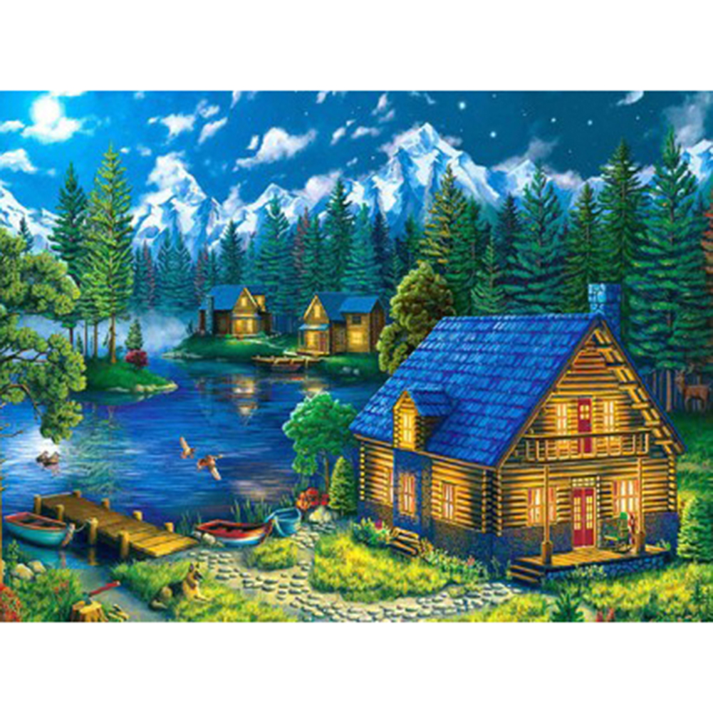 

Cabin View - Round Drill Diamond Painting - 50*40CM, 501 Original