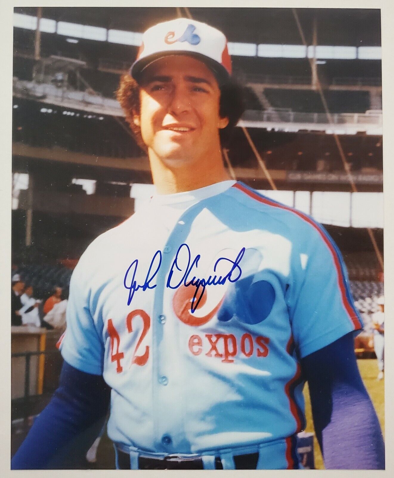 John D'Aquisto Signed 8x10 Photo Poster painting MLB Montreal Expos Pitcher RAD