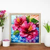Hibiscus-Crystal Rhinestone Diamond Painting