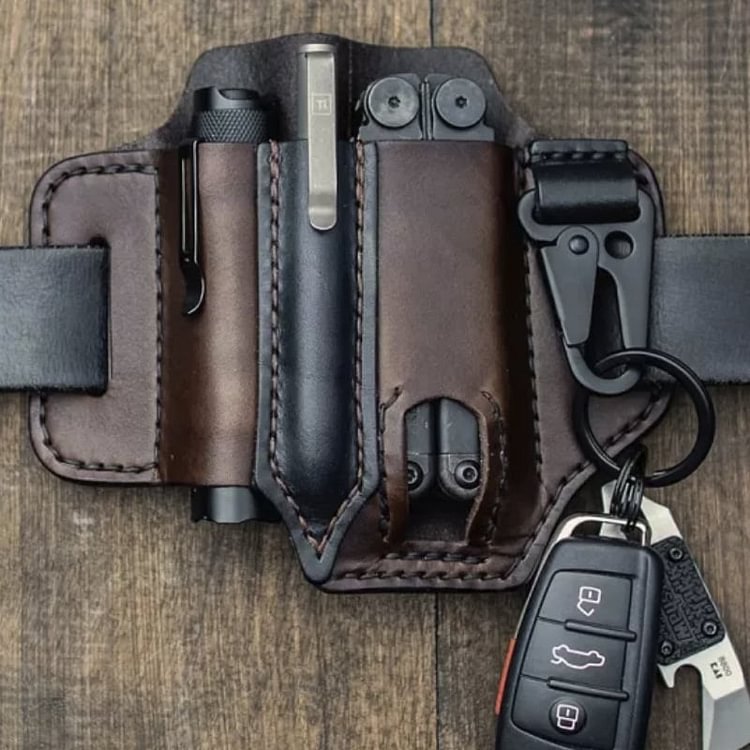 COWHIDE LEATHER OWL BUCKLE TACTICAL MULTIFUNCTIONAL BELT COVER [BUY 2 FREE SHIPPING]