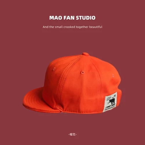 Hat Baseball Caps for Men and Women Four Seasons All-Matching Street S Hip Hop Hat Casual Face-Looking Small Flat-Brimmed Cap