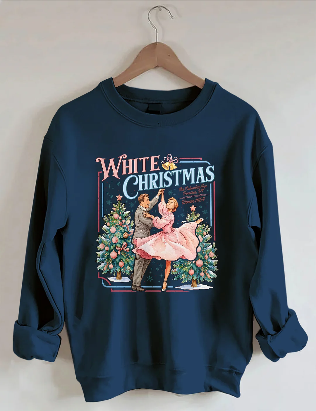 Haynes Sisters White Christmas Sweatshirt