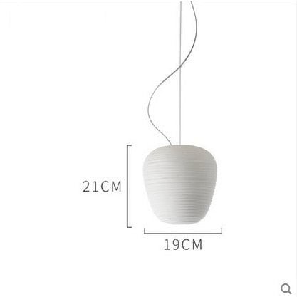 Nordic Simlpe Milky White Pendant Lights E27 Glass Single Head Lamp For Living Room Dining Bedroom Bedside Restaurant Cafe Bar