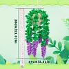 Wisteria Flower Beginners Crochet Kit, hanging basket Crochet Starter Kits with Step-by-Step Video Tutorials, Hanging Potted Plants Knitting Starter Pack for Beginners Decoration