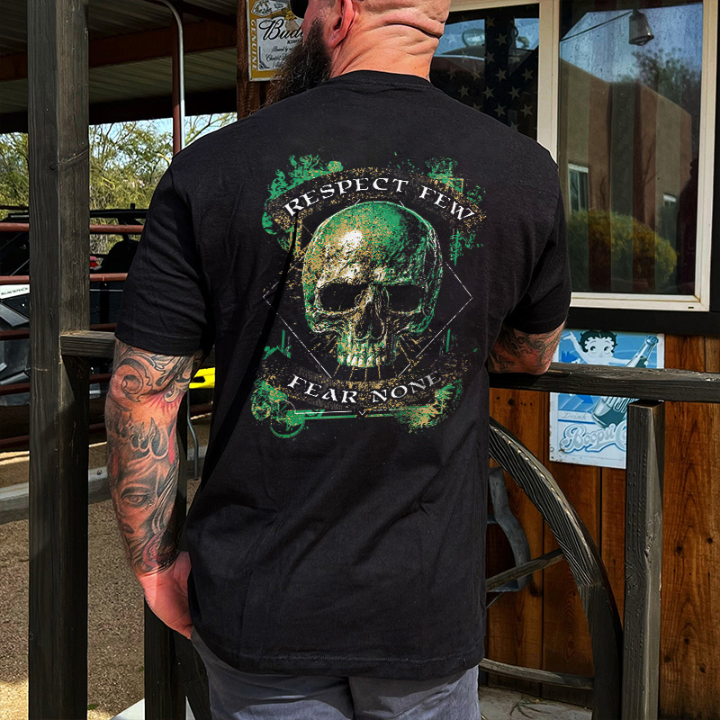Livereid Respect Few Fear None Printed Men's T-shirt - Livereid