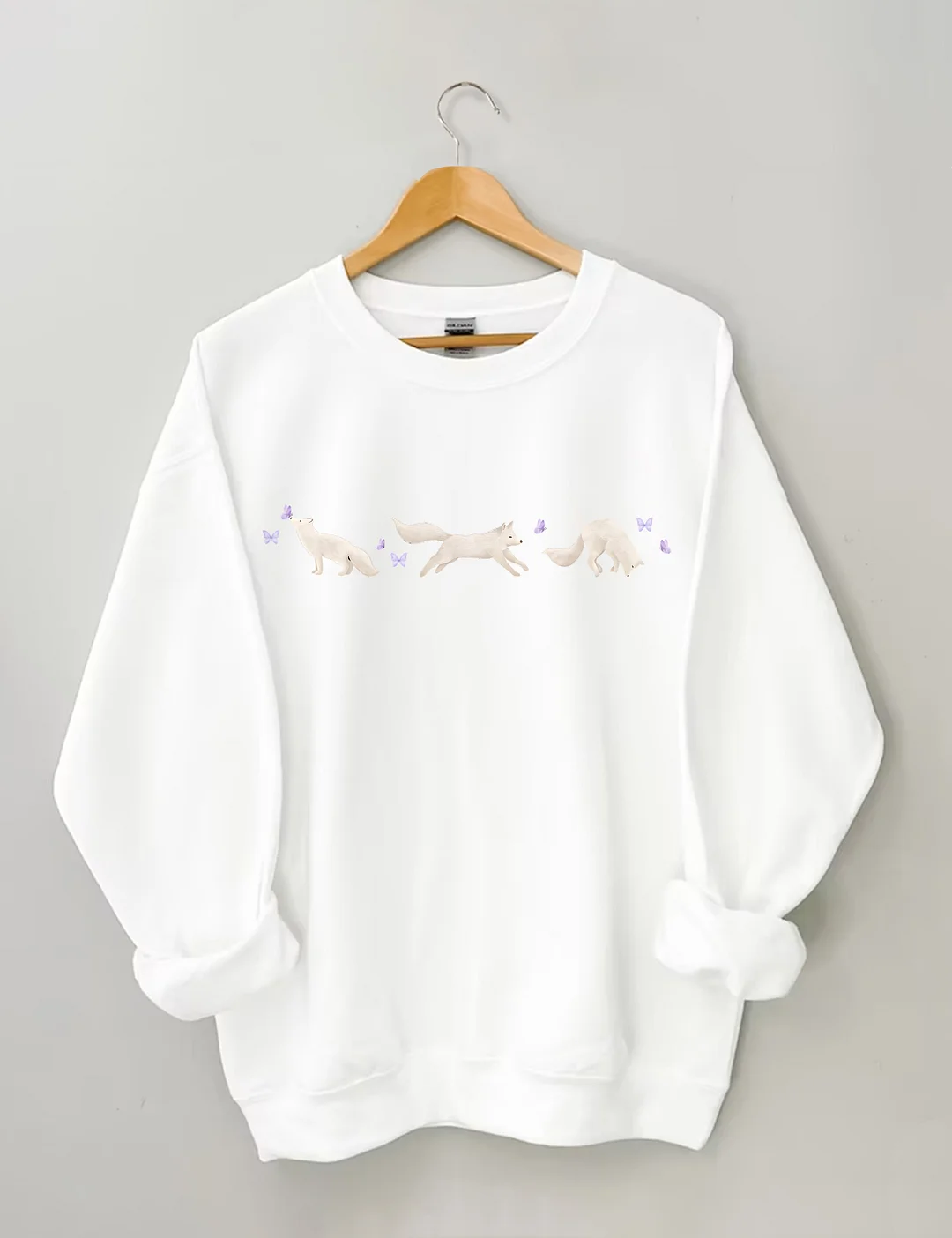 Foxes And Butterflies Sweatshirt