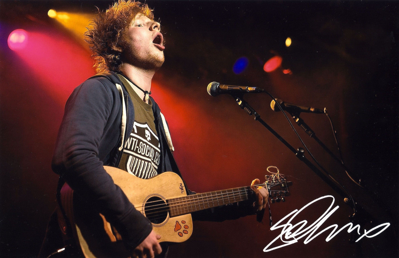 ED SHEERAN AUTOGRAPH SIGNED PP Photo Poster painting POSTER