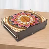 (US Local)Diamond Painting Storage Box DIY 5D Diamond Painting Jewelry Box (Pattern A)